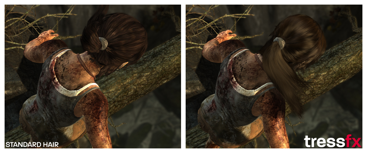 AMD TressFX Lara Croft Tomb raider 02
